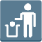 Litter in Bin Sign emoji on Mozilla